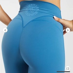 New GymShark Legacy Leggings size Small Blue